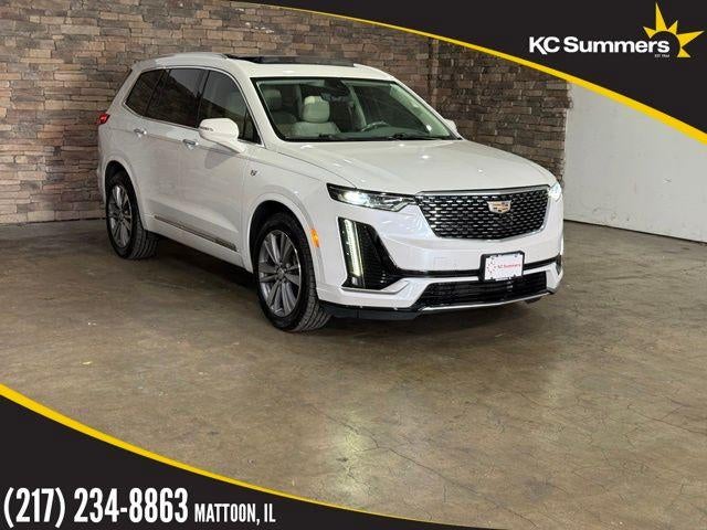 2020 Cadillac XT6 FWD 4dr Premium Luxury in Crystal White Tricoat — front three-quarter view