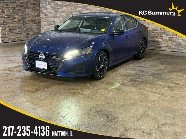 2023 Nissan Altima 2.5 SR Sedan in Deep Blue Pearl — front three-quarter view