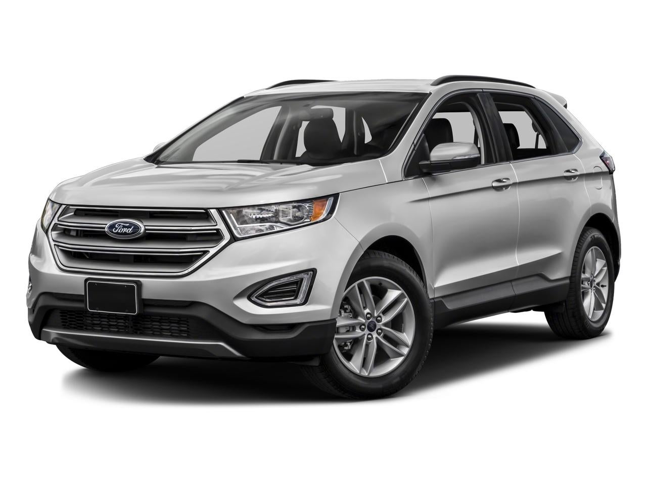 2016 Ford Edge 4dr SEL AWD in Blue Metallic — front three-quarter view