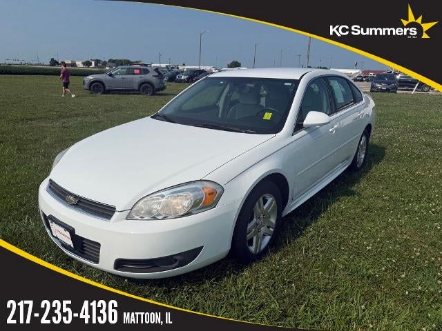 2011 Chevrolet Impala LT in Summit White — front three-quarter view