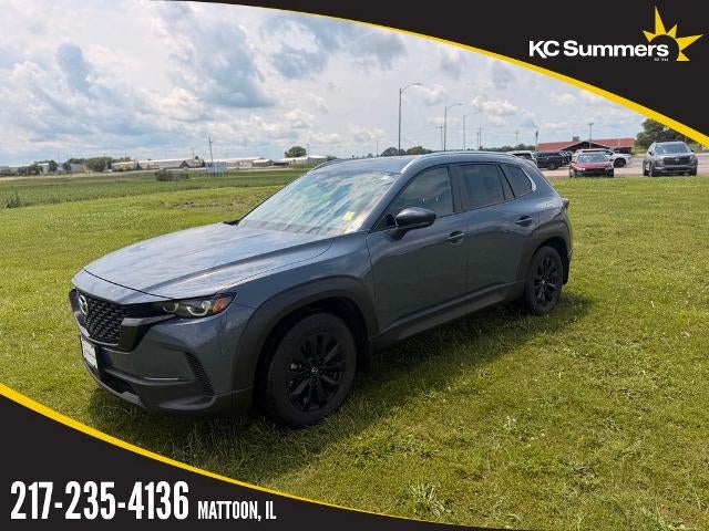2024 Mazda Mazda CX-50 2.5 S Premium Package AWD in Polymetal Gray Metallic — front three-quarter view