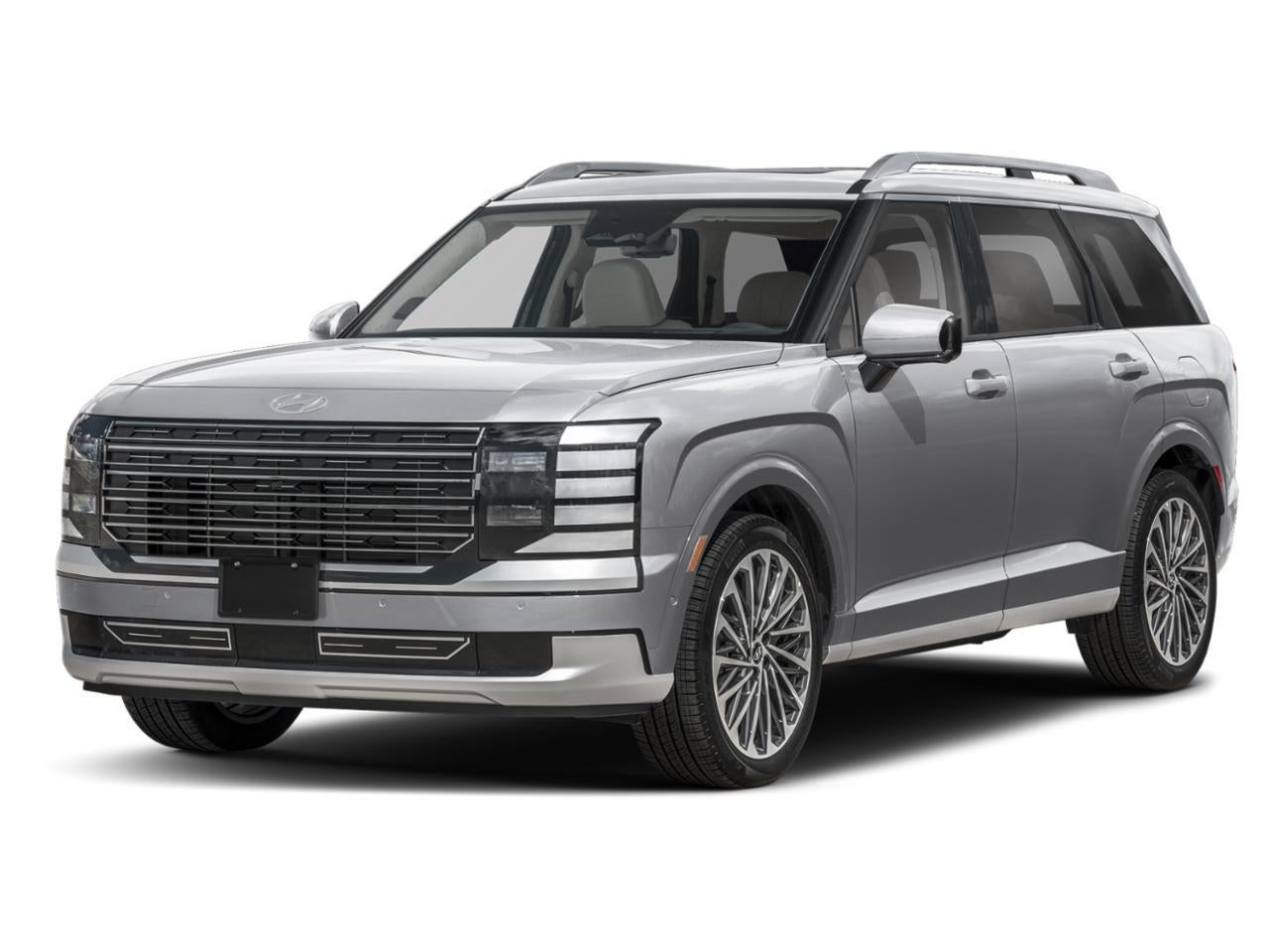 2026 Hyundai PALISADE Calligraphy in Typhoon Silver Metallic — front three-quarter view