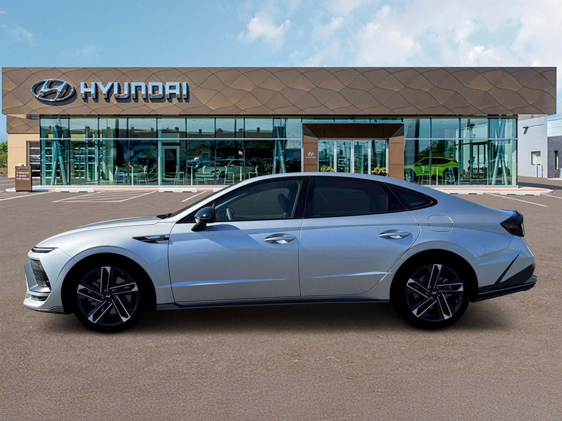 2026 Hyundai SONATA — rear three-quarter view