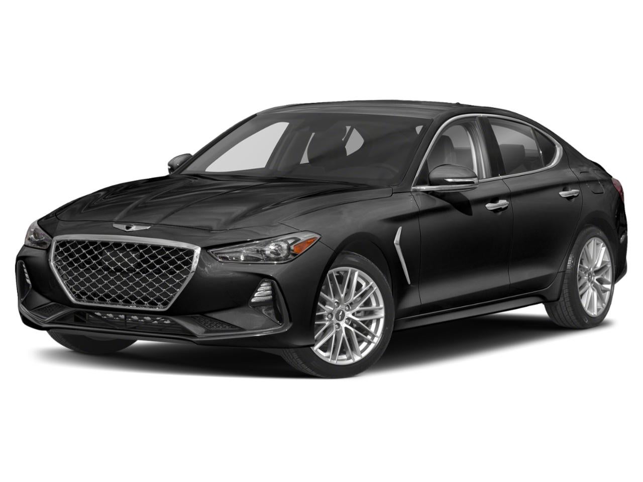 2020 Genesis G70 2.0T AWD in Vik Black — front three-quarter view
